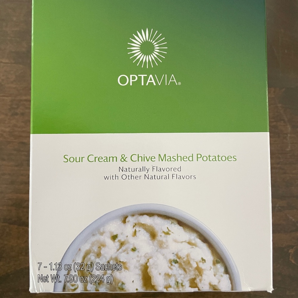 7 packages Optavia Sour Cream and Chive Mashed Potatoes